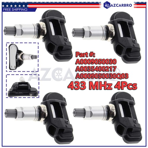 4pcs TPMS Tire Pressure Sensor For Mercedes-Benz GLK250 GLK350 ML350 ML450 New - Picture 11 of 12
