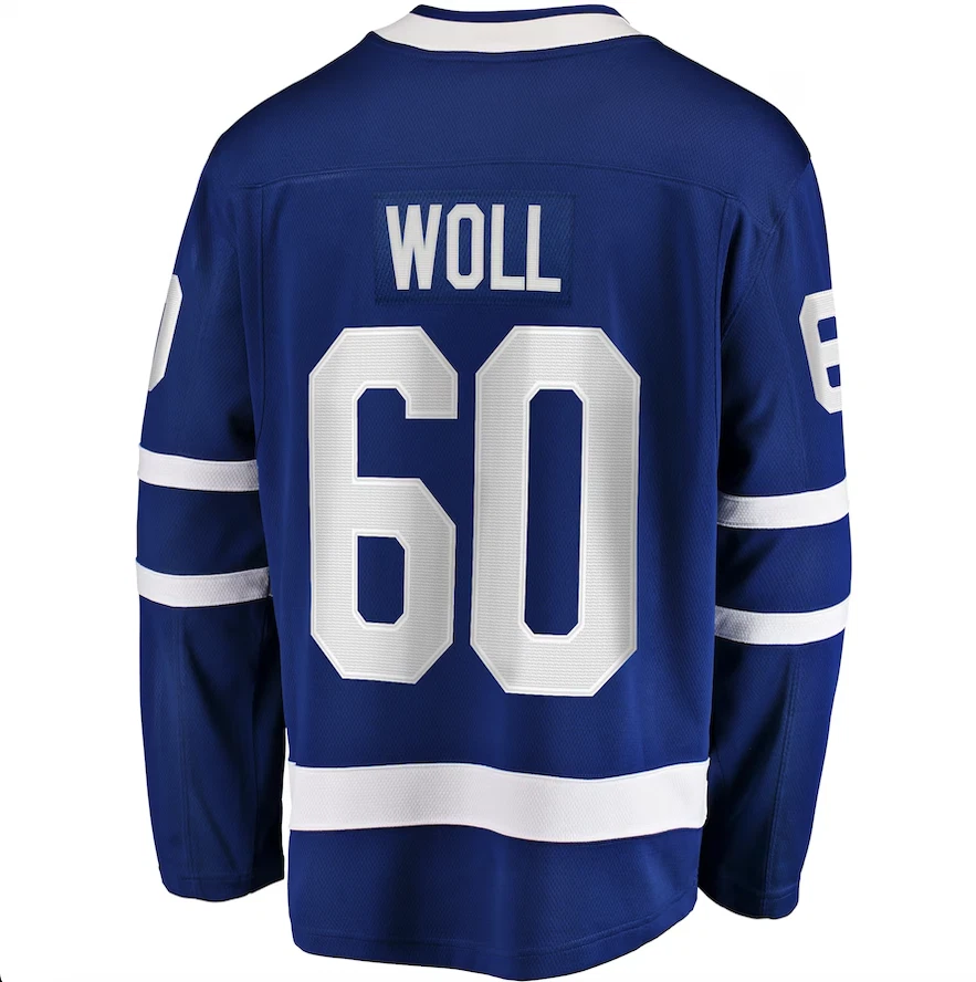 Men's Toronto Maple Leafs Joseph Woll Fanatics Royal Blue Jersey With Milk Patch - Image 3 of 3