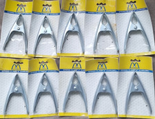 Image of 10 X 4" Spring Clamp Metal Chrome Montstar Brand
