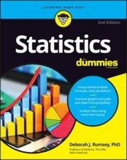 Statistics For Dummies - Paperback By Rumsey,...