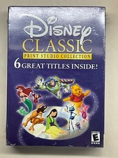 SEALED Disney Classic Print Studio Collection 6 Great Titles Crafts Scrapbooking