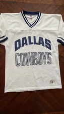 Vintage Dallas Cowboys Football Jersey LOGO 7 Sz Large L  Rare Vintage Jersey