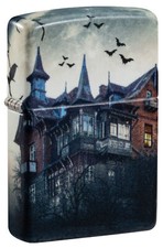 Zippo Horror House Design Glow in the Dark Windproof Pocket Lighter, 48922