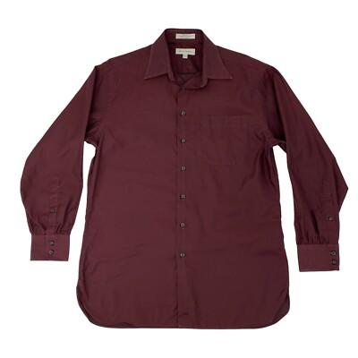 light burgundy dress shirt L'AGENCE Cosette Pinstriped Shirt In Dark Malbec Pinstripe main image 0