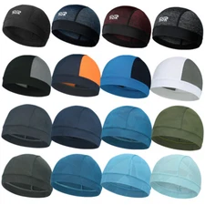 Cooling Moisture Wicking Dome Skull Cap Helmet Liner Sport Motorcycle Beanie Hat