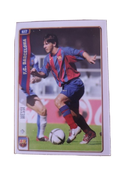 Mundicromo 2005 617 Leo Messi Rookie Card Excellent Condition