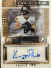 2022 Panini One - Day One Autographs Bronze #110 Kenny Pickett /35 (AU, RC)
