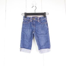 Mini Boden Jeans Girls SZ 3Y Straight Leg Rolled Cuff Classic Basic Play Staple