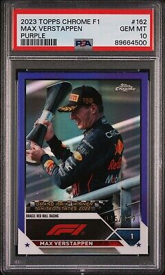 2023 Topps Chrome Formula 1 162 MAX VERSTAPPEN Purple /399 2023 Topps Chrome Formula 1 162 MAX VERSTAPPEN Purple /399
