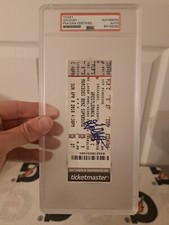 WRESTLEMANIA 34 RING SIDE TICKET SIGNED BY GOLDUST PSA/DNA SLABBED XXXIV AUTOED