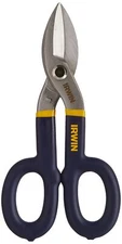 IRWIN 7 Inch Tinner Snip Flat Blade Garden Shear Scissors for Precision Cuts