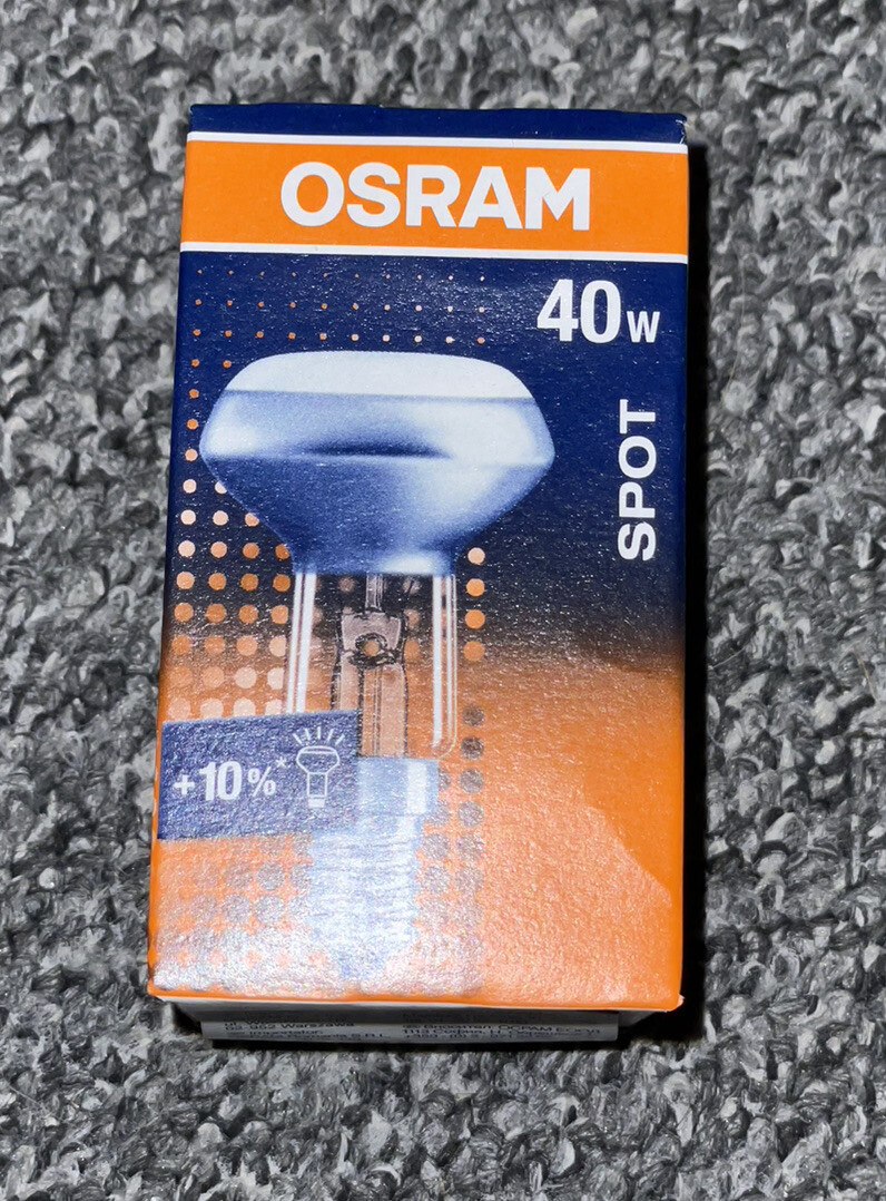 x4 Osram CONC R50 SP 40 E14/SES 30deg Bulbs - New & Boxed - BNIB 