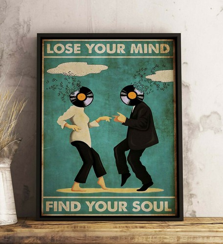 Lose Your Mind Find Your Soul Poster Vintage Gift Wall Art Decor Print Ebay