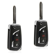 2 Remote Keyless Entry Fob Replacement Flip Key For Toyota 3b (MOZB41TG, 67)