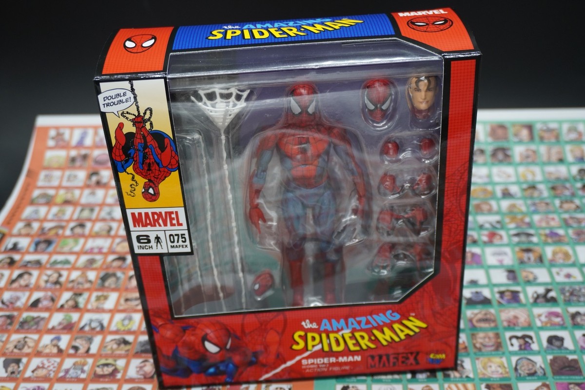 MAFEX No.075 Spider-Man Comic Ver. Figure Medicom Toy Reissue May