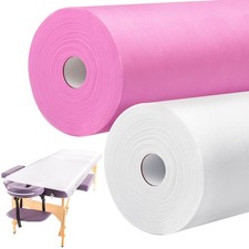 2 Rolls Disposable Non Woven Bed Sheets Massage Table Paper Covers Non Woven ...