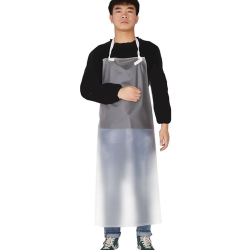 Thicker Transparent Apron Adjustable Waterproof Apron PVC Apron Woman/Man - Picture 10 of 12