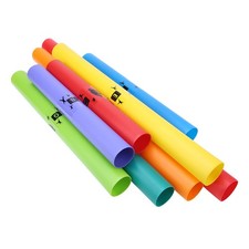 8pcs Orff Percussion Instrument Plastic Sound Tube Kit For Kids