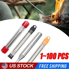 Outdoor Pocket Bellow Stainless Steel Telescopic Blow Fire Tube Blowpipe Tool