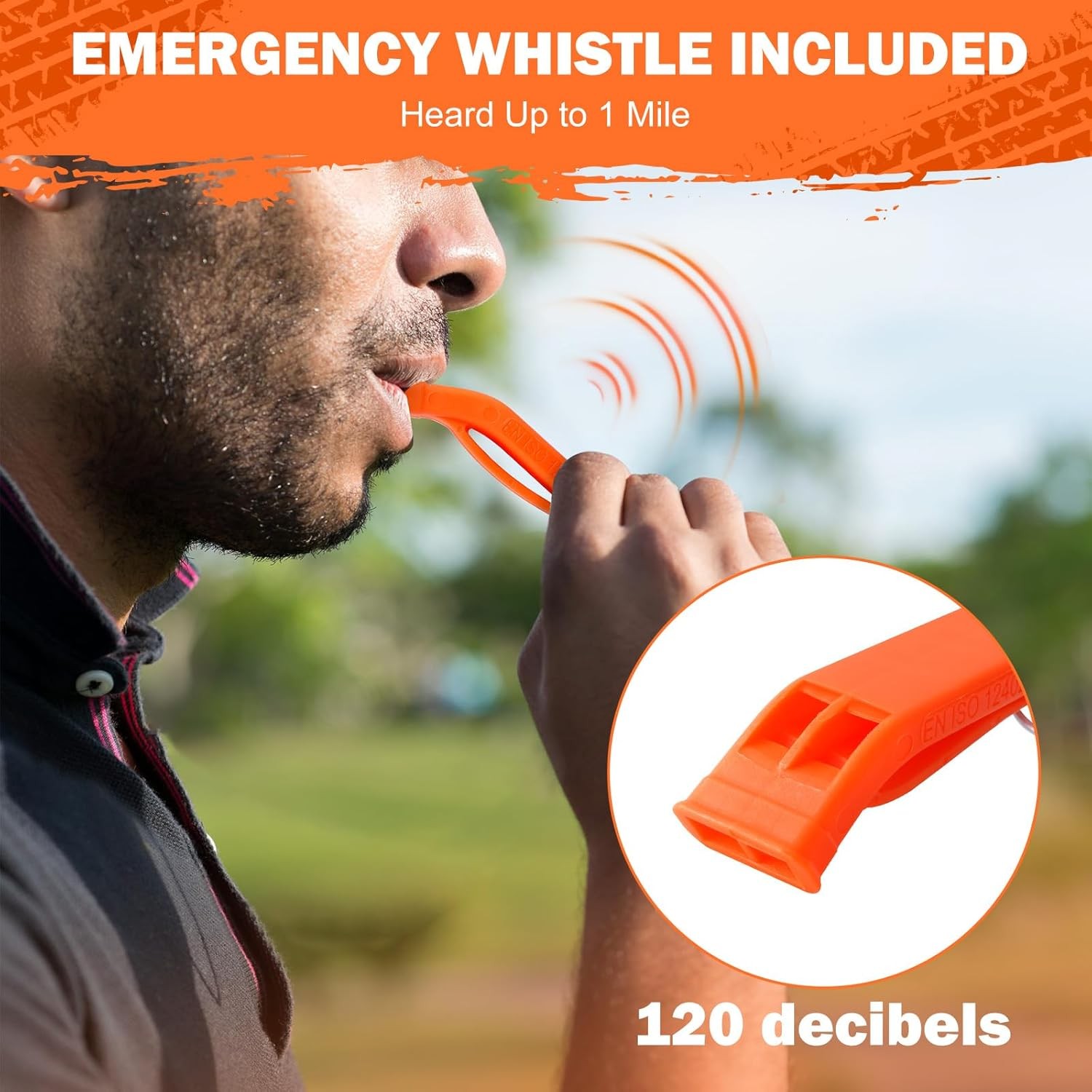 Emergency Survival Tent Life Shelter - 2 Person Mylar 1 Pack, Orange 