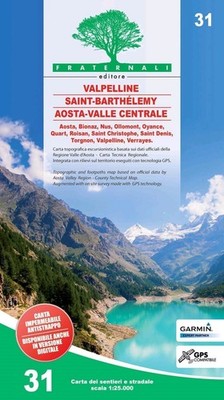 Buch - Brief Nr. 31. Valpelline, Saint-Barthelemy, Aosta 1:25.000 - Fraternali 