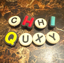 Croc Charms Set of 8 Letters Available C H H I Q U X Y