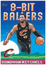 2025-26 Topps Basketball 8-Bit Ballers Insert #8B-11 Donovan Mitchell Cavaliers