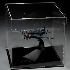 for Doll Display for Case Assemble Countertop Box Easy to Install Transparent Co