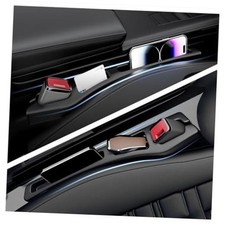 2PCS Car Seat Gap Filler Organizer,Multi-Purpose Car Seat Gap Fillers Black