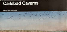 Vintage 1999 CARLSBAD CAVERNS NP NATIONAL PARK SERVICE UNIGRID BROCHURE/MAP