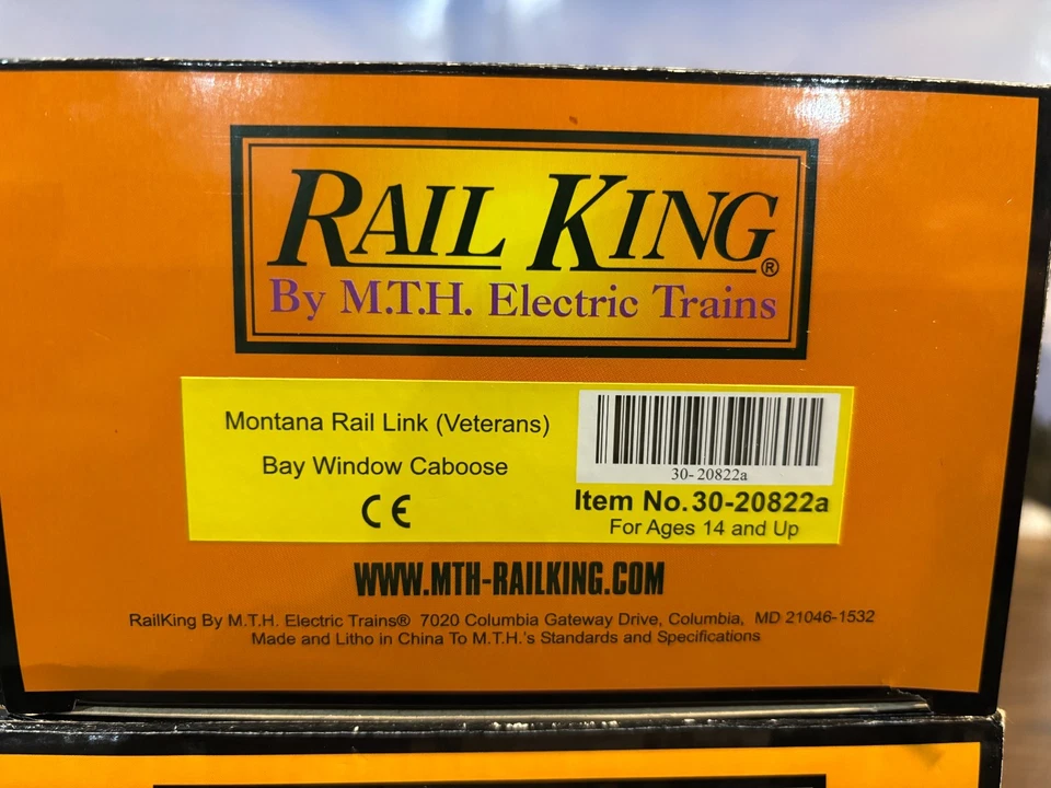 MTH Rail King SD70ACe Montana Rail Link Veterans Imperial Diesel Set W/Proto 3 - Image 4 of 4