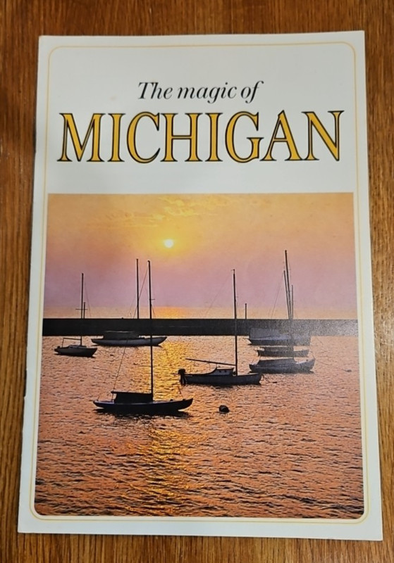 Original 1960's "The Magic of Michigan" Travel Brochure