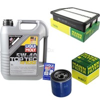 Inspektionspaket 5L Liqui Moly Top Tec 4100 5W-40 FüR Hyundai I30 1.4 1.6 Gdi