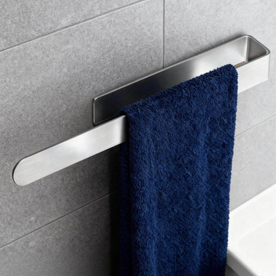 Towel Rail, Towel Rack without Drilling, Aluminium Full Metal Towel Holder for B