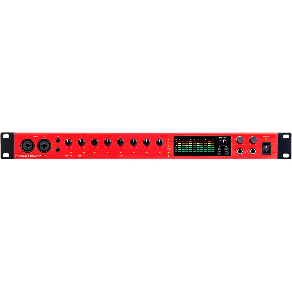Focusrite Clarett 8Pre USB Audio Interface 176090₽