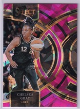 2024 Panini Select WNBA CHELSEA GRAY #138 Pink Ice - Las Vegas Aces