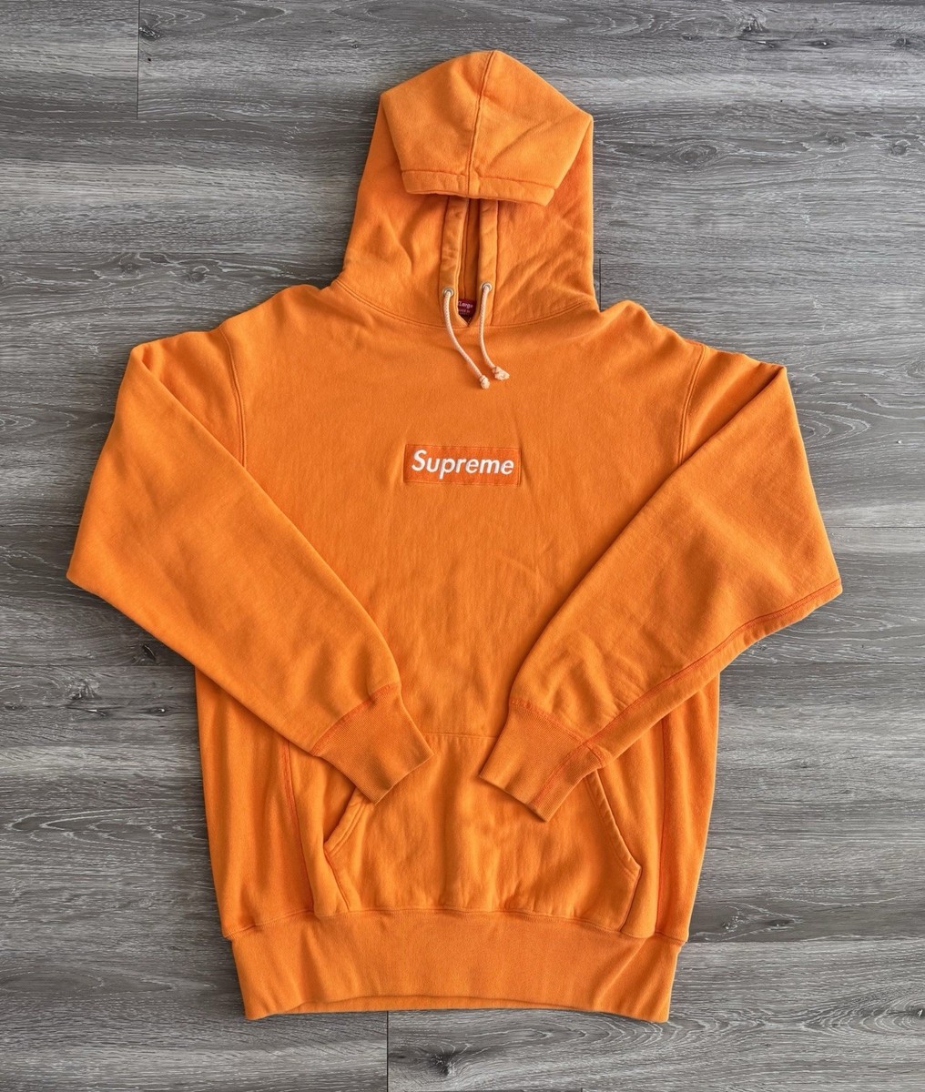 トップス Supreme Box Logo Hooded Orange L Supreme Orange Box Logo Hoodie 1999 | eBay