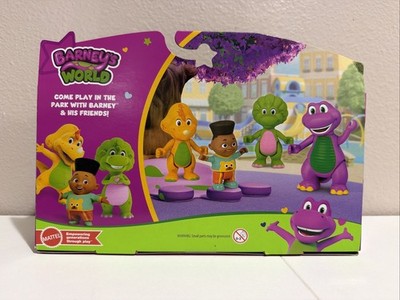 Barney s World Hey Friends Pack Action Figure Playset Fisher-Price Mattel New
