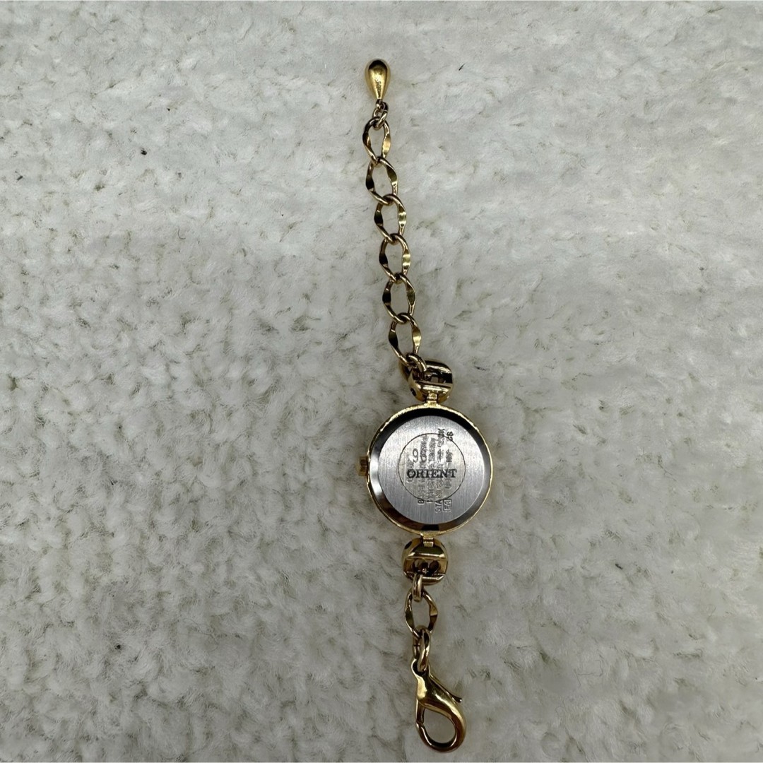 綺麗な稼働品❗️ORIENT Jupiter QUARTZ RING WATCH Orient Jupiter Ring Watch Gold White Dial Chain Unise… - Gem