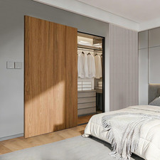 36" Sliding Barn Door Hardware Kit with Soft Close - Fits 28"-32" Openings