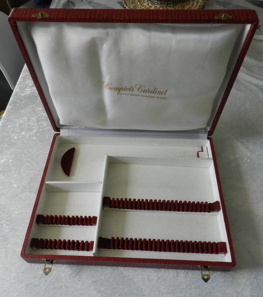 Ancien coffret / ménagère boite couverts plaqué argent Comptoir Cardinet Paris - Photo 2/4