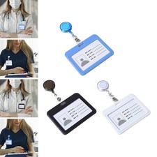 Badge Reel Holder Badge Clip ID Badge Holder for Office Workers Teachers