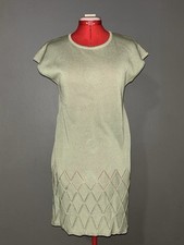 Christian Dior Vintage Green Knit Dress size Medium