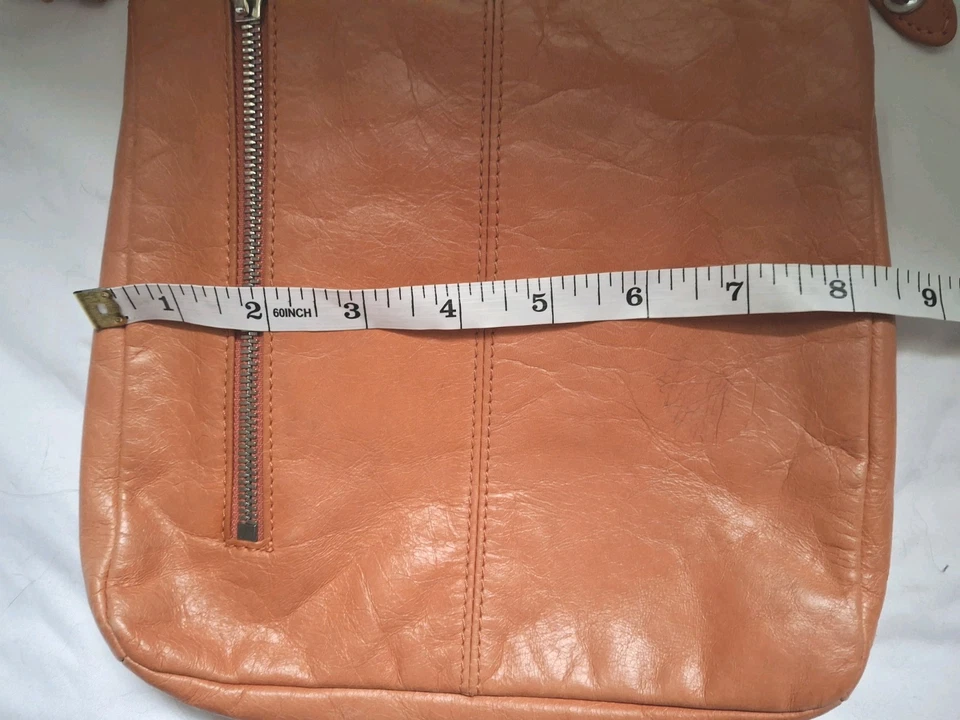 Bandolera Hobo International Salmón Coral Melocotón Naranja Rosa Cuero Foto 4 de 4