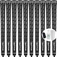 Golf Pride Tour Wrap 2G Golf Grip Jumbo Black - Set of 10 w/Grip Kit Included 