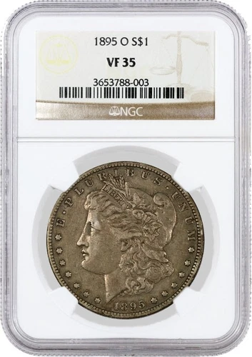 1895 O $1 Morgan Silver Dollar NGC VF35 Very Fine Circulated Key Date Coin
