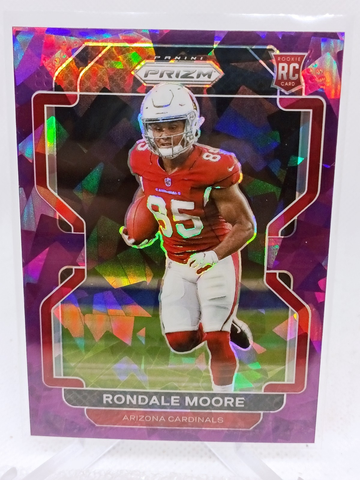 2021 Panini Prizm - Rondale Moore  Purple Ice Prizm /225 Rookie