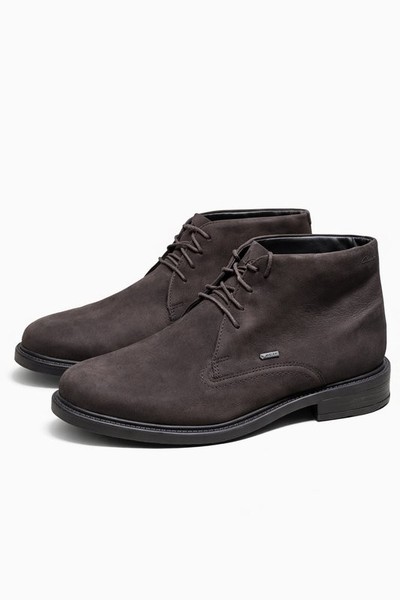 Men Clarks Boots Brown Nubuck 41 #7AIM