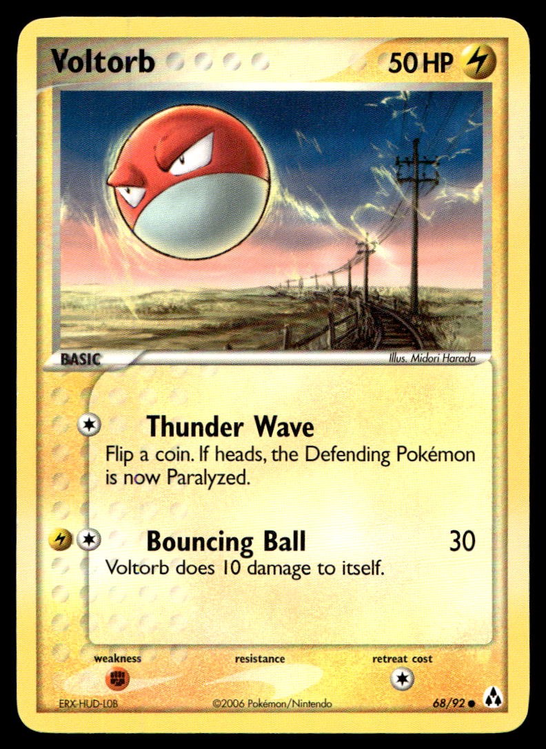 LP Voltorb [EX Legend Maker 68/92] Common Pokemon TCG