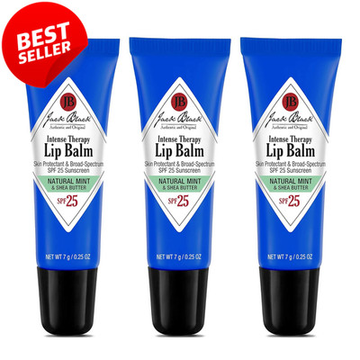 Intense Therapy Lip Balm 0.25oz Pack of 3 Mint Shea Butter SPF 25 Moisturizer US